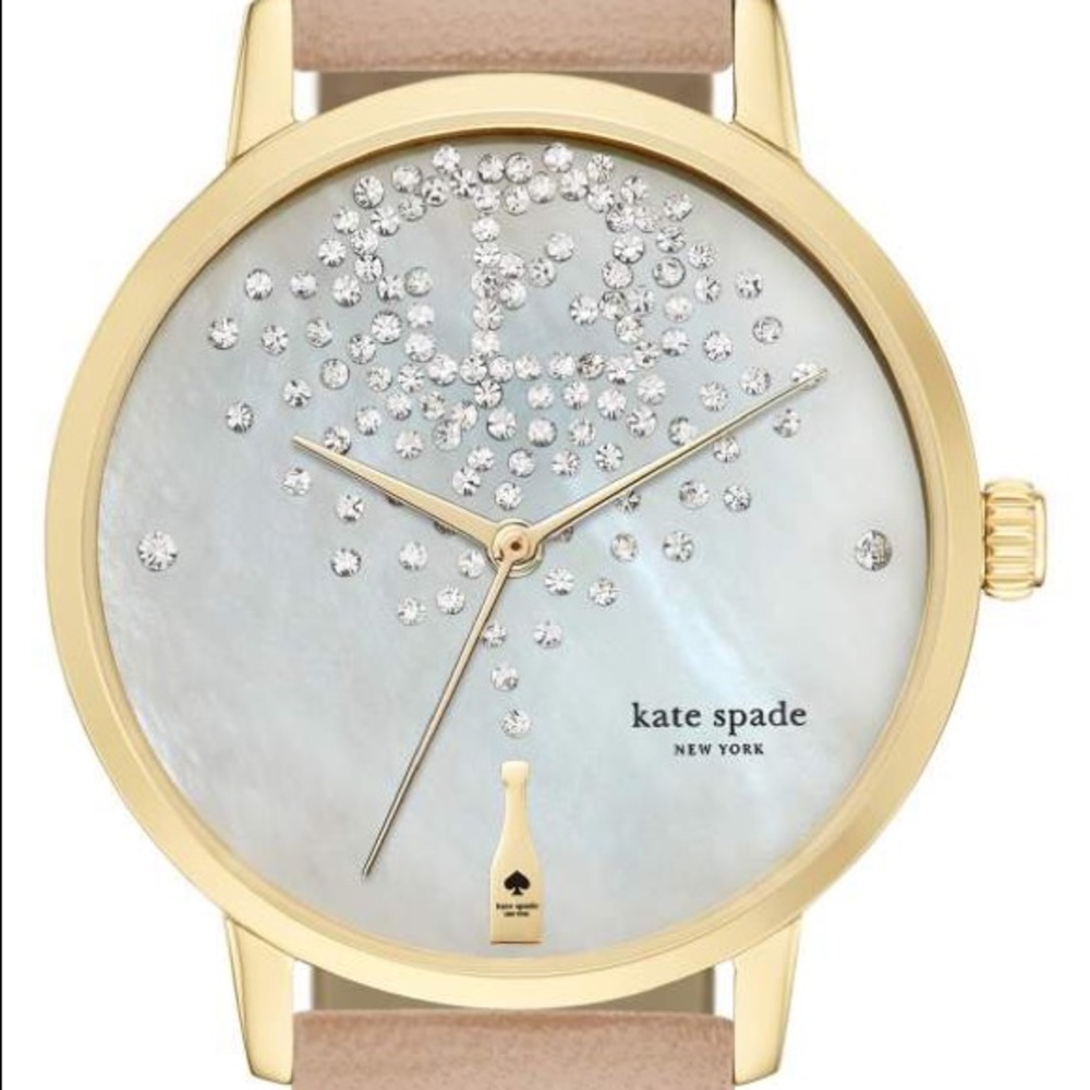 ♠️Kate Spade♠️ champagne at midnight metro watch